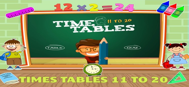 Math Times Tables Fun Learning