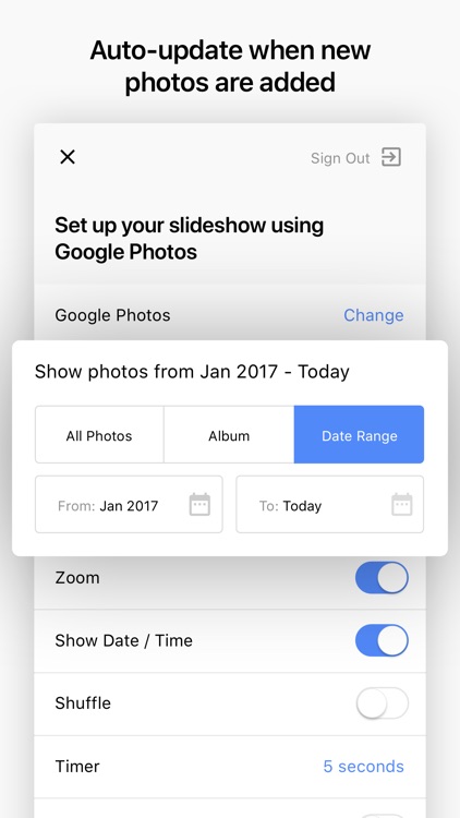 SoloSlides for Google Photos