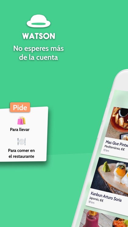 Watson: pedir en restaurantes