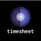 Timesheet permite a adicionar de suas horas de trabalho com uma simples tela
