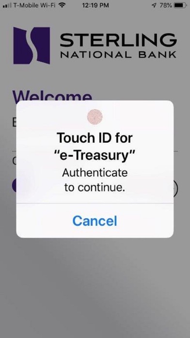 How to cancel & delete Sterling e-Treasury Mobile from iphone & ipad 1