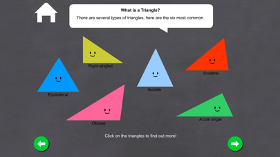 Triangles - Math games screenshot 2