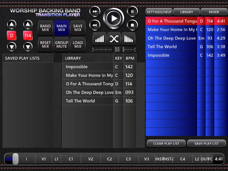 Worship Backing Band for iPad