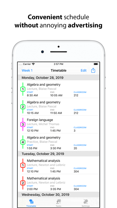 How to cancel & delete Schedulizer. Study Timetable from iphone & ipad 1