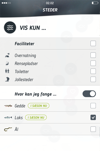 Fiskesteder screenshot 2