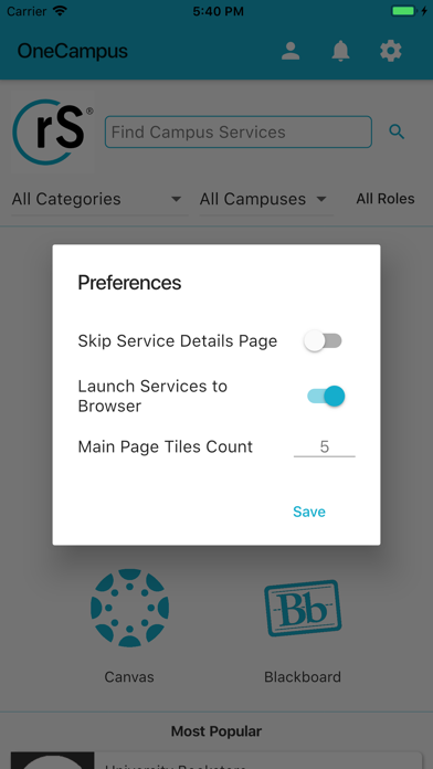 OneCampus App screenshot 3