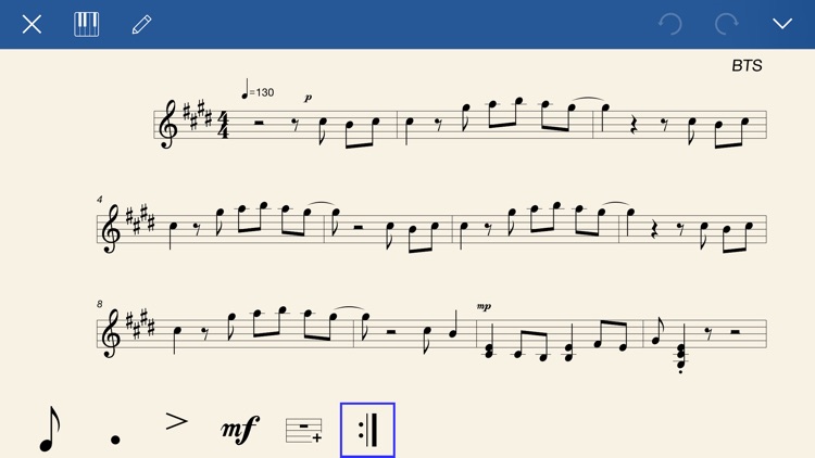 Notation Pad-Sheet Music Score screenshot-5