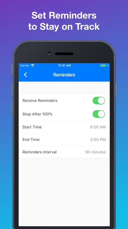 Daily Water Tracker & Reminder