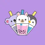 Bubble Tea Animals Stickers App Contact
