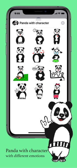 Panda with character(圖1)-速報App