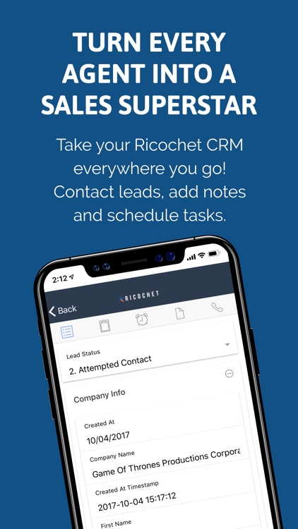 Ricochet360 Mobile CRM