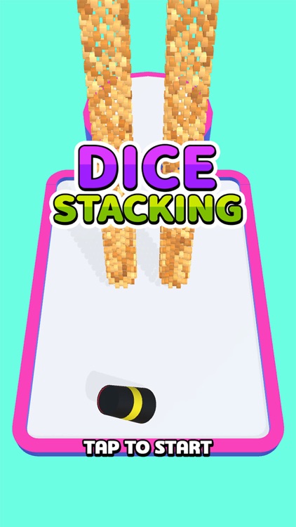 Dice Stacking - puzzle game