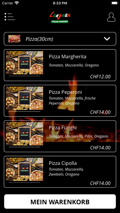 Langnau Pizza Kurier screenshot 2