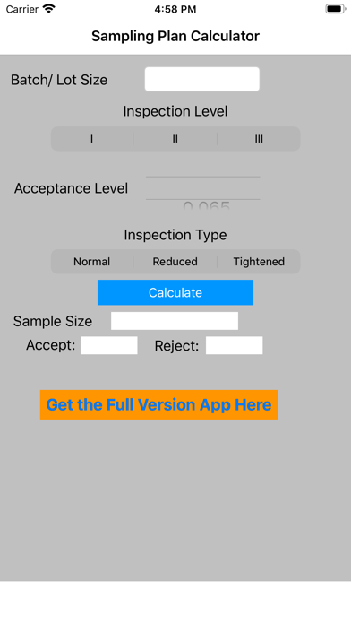 How to cancel & delete Sampling Calculator Lite from iphone & ipad 2