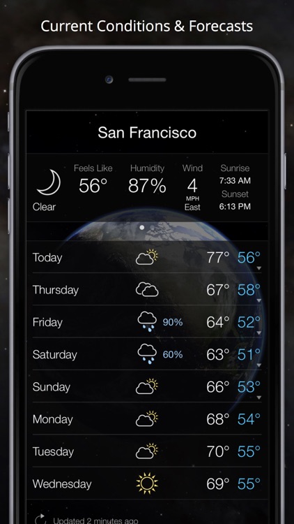 Living Earth - Clock & Weather