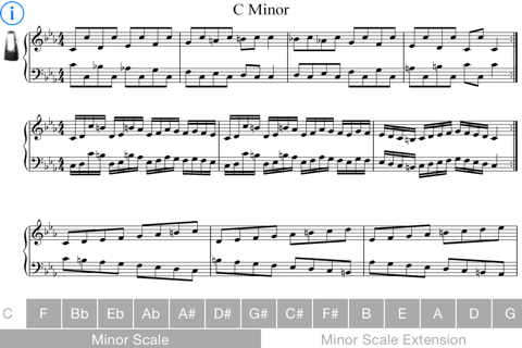 Minor Scales Piano screenshot 2