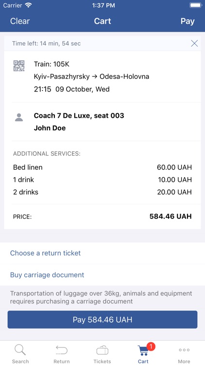 Railway tickets screenshot-4