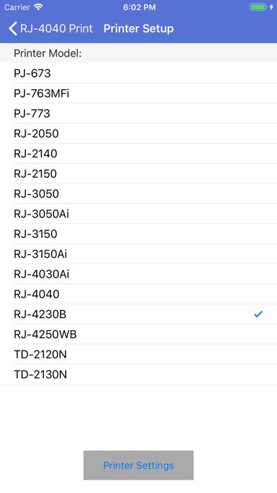 How to cancel & delete RJ-4040 Print from iphone & ipad 2