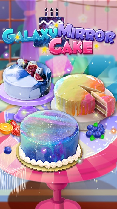 Galaxy Mirror Glaze Cake screenshot 4