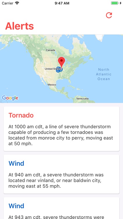 Tornado Alerts