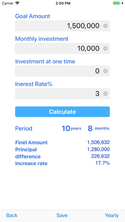 Compound  calculation