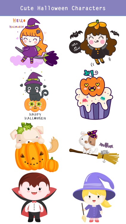 260+ Cute Hand Drawn Halloween screenshot-3