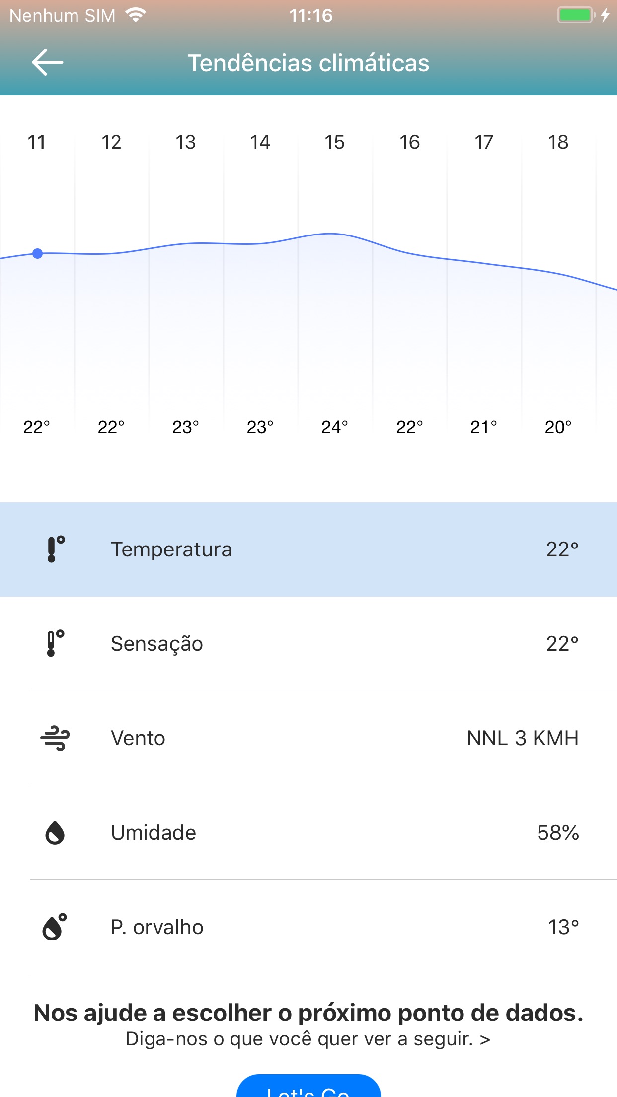 Screenshot do app The Weather Channel: previsões