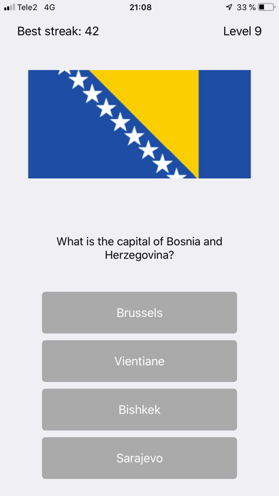 How to cancel & delete Capital City Quiz World Flags from iphone & ipad 3