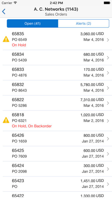 How to cancel & delete Sales Orders for EBS from iphone & ipad 2