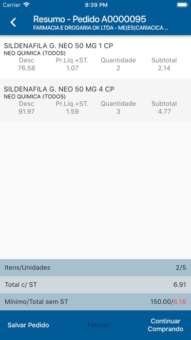 Millcompras screenshot 2