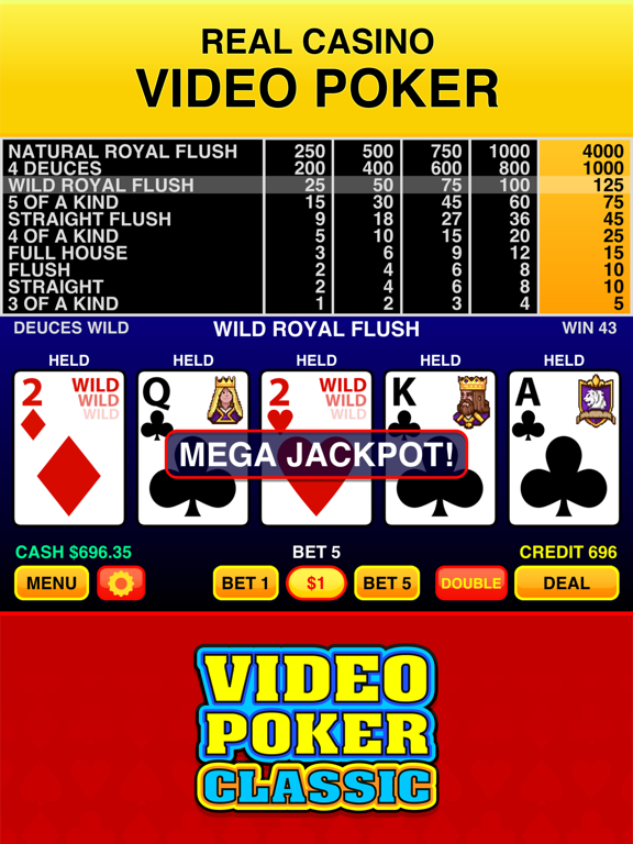 Video Poker Classic - FREE Vegas Casino Video Poker Deluxe Games Suite screenshot