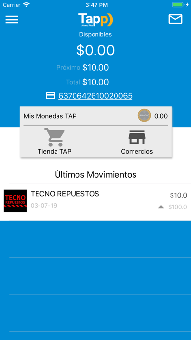 Tarjeta Ahorro Plus screenshot 2