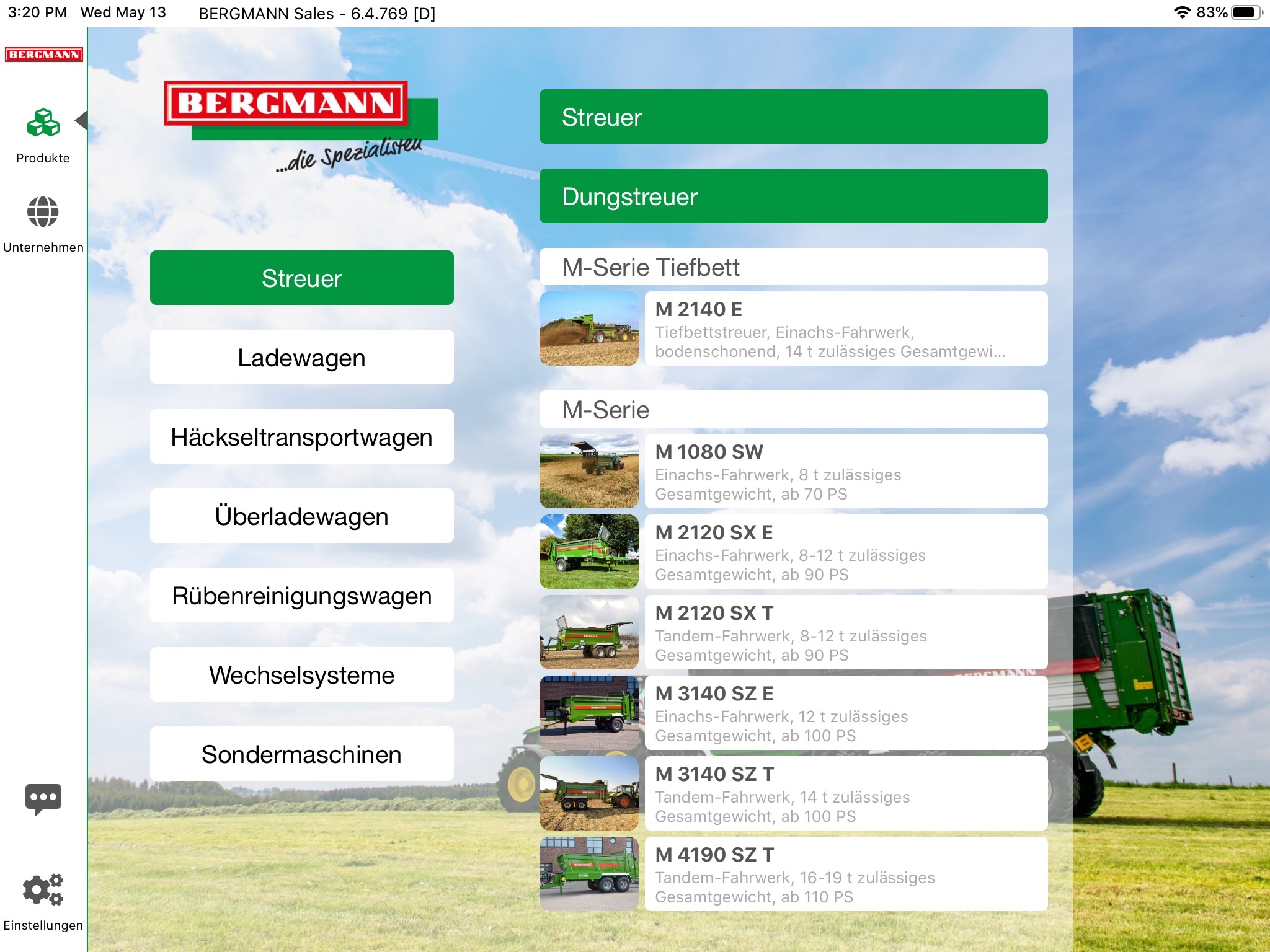 BERGMANN Sales screenshot 2