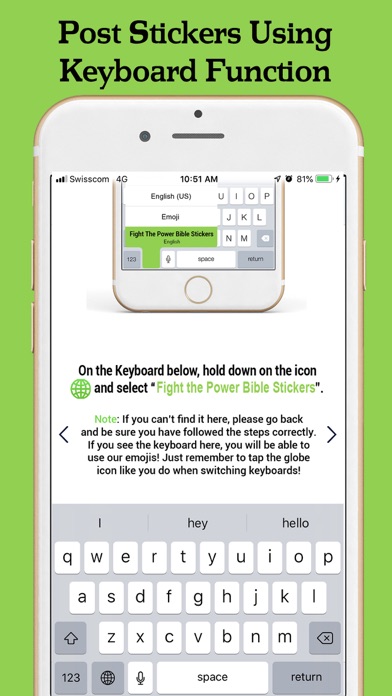 Fight the Power Bible Stickers screenshot 4