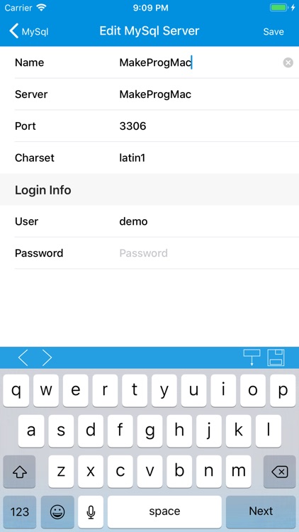 MySqlProg2 - MySql Client