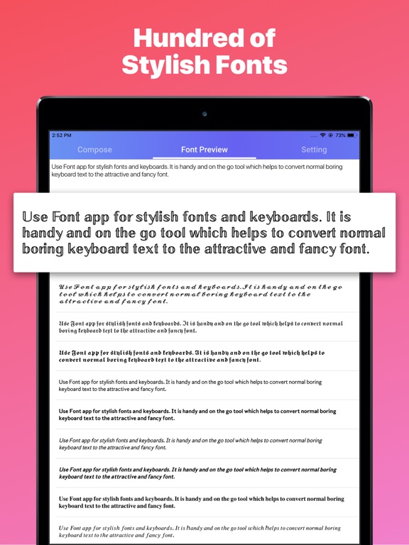 Font App - Cool Fonts Keyboard screenshot 3