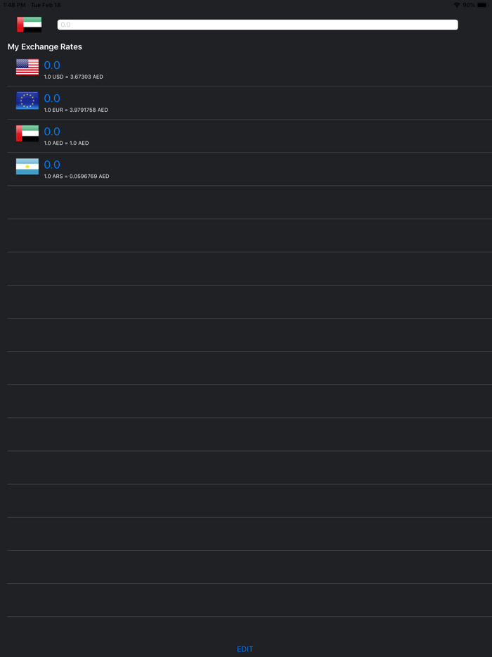 The Currency Exchange app