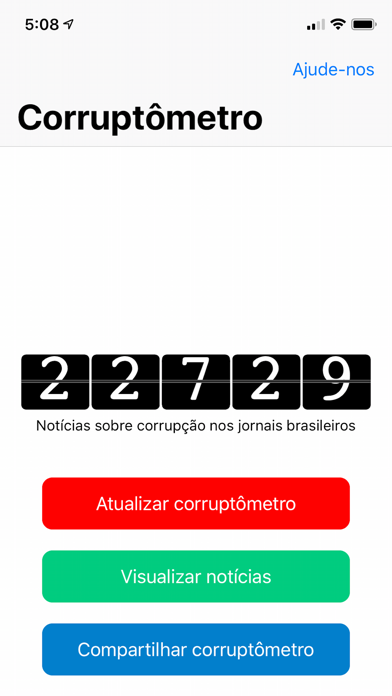How to cancel & delete Corruptometro Brasil from iphone & ipad 1
