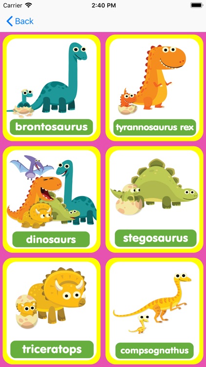 Dinosaur Flash Cards For Learn By Svyatoslav Kanadtsev