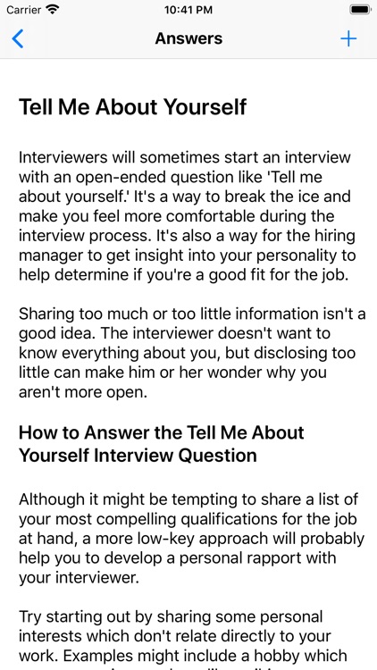 Job Interview Prep Questions