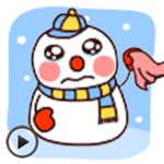 Animated Lonely Snowman