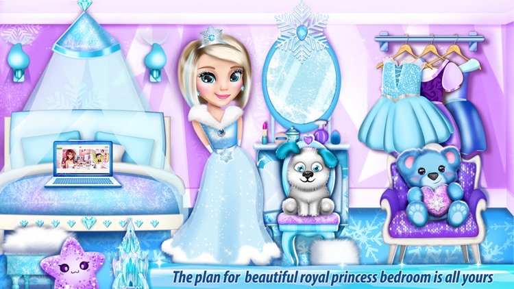 Ice Princess Castle Decoration