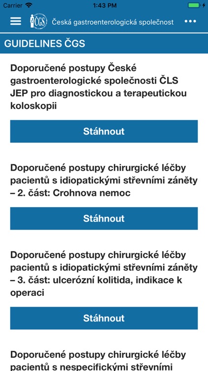 Česká gastroenterologická spol screenshot-4