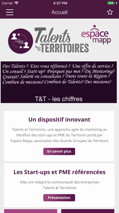 How to cancel & delete Talents et Territoires from iphone & ipad 1