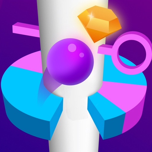 Hop Ball-Bounce On Stack Tower Icon