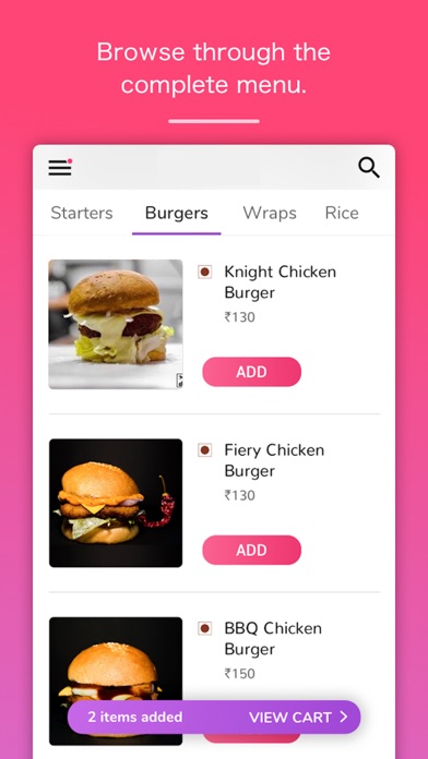 Knight Bite- Order food online screenshot 2