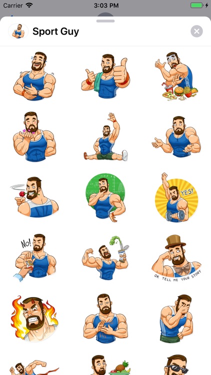 Sport Guy Sticker Pack