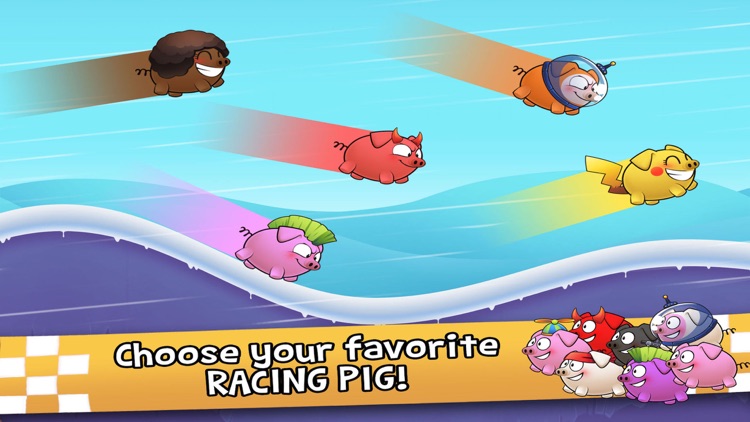 Racing Pigs - Cool Speedy Race screenshot-3