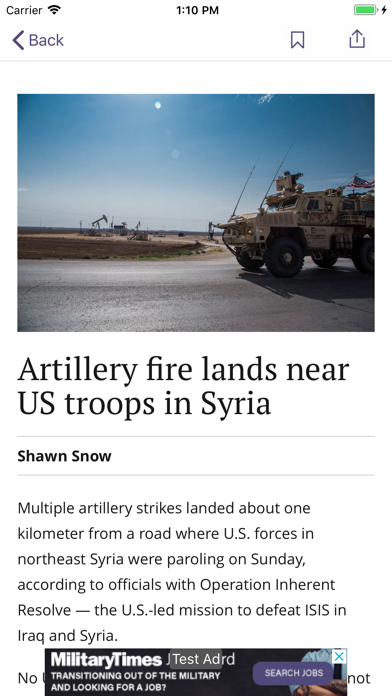 Military Times screenshot 4