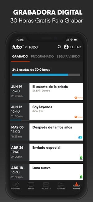 Fubotv Series Y Tv En Directo En App Store